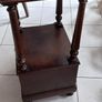 Antique  cupboard oak marble top Image 6