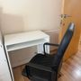 desk and chair