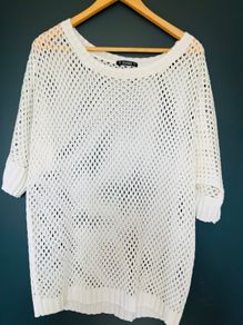 white net jumper