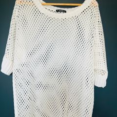 white net jumper