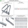 NEW SALE | 6 Bike Stand Floor or Wall mounted bike rack for garage Bicycle Parking rack Cycle Storage Locking Stand Image 4