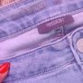 Yessica light blue embroidered ripped skinny jeans size UK18 EU46 Postage included Image 10