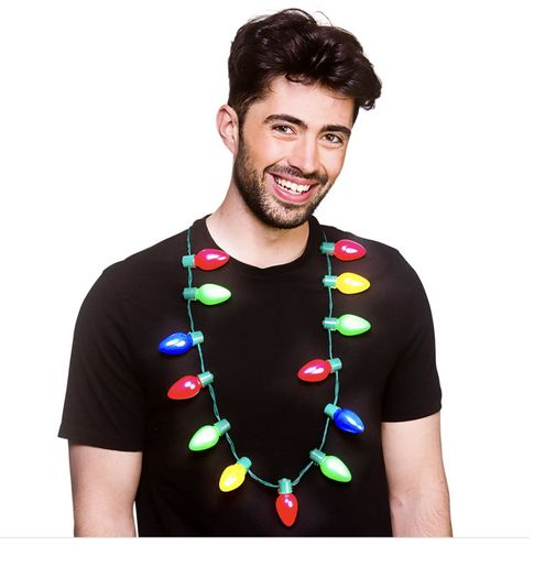Christmas Lights Necklace