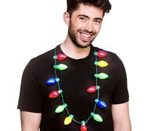 Christmas Lights Necklace