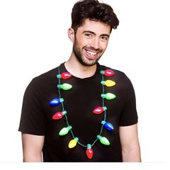 Christmas Lights Necklace