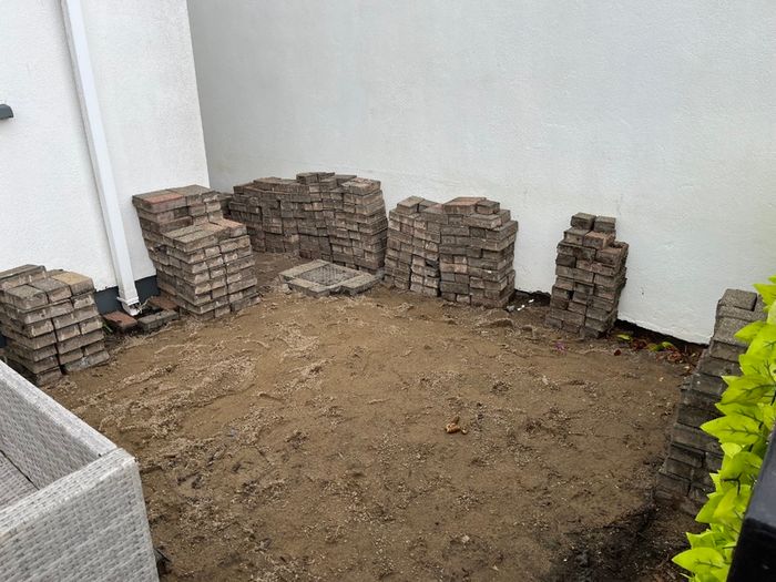 Patio bricks
