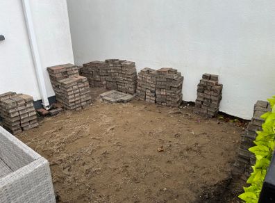 Patio bricks