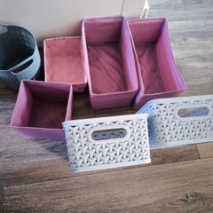 Selection of storage boxes