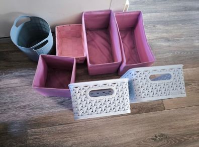 Selection of storage boxes