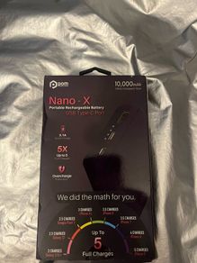 Portable 10,000mAh Fast Charge powerbank iPhone apple Samsung Huawei