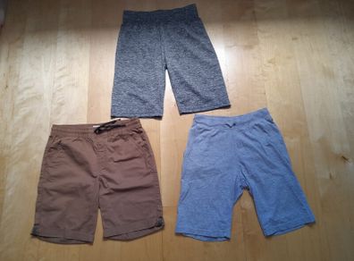 3 pairs of boys shorts age 9-10 years