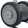 Side Table with Wheels Design Silver and Black 53x40x60 cm Iron Image 7