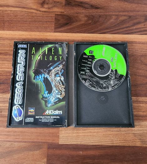 Sega Saturn Alien Trilogy and Sega Worldwide Soccer 97