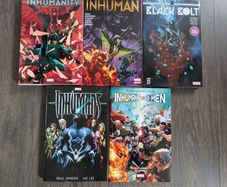 Lot of Inhuman Black Bolt Marvel Hardcovers Omnibus