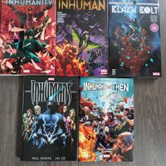 Lot of Inhuman Black Bolt Marvel Hardcovers Omnibus