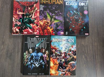 Lot of Inhuman Black Bolt Marvel Hardcovers Omnibus