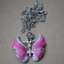 Necklace with Enamel Butterfly Pendant Image 5