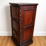 Traditional Solid Wood mahogany filing cabinet with Georgian styling Image 2