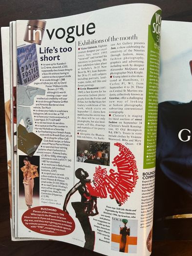 British Vogue Magazines 1996 Priced Individually