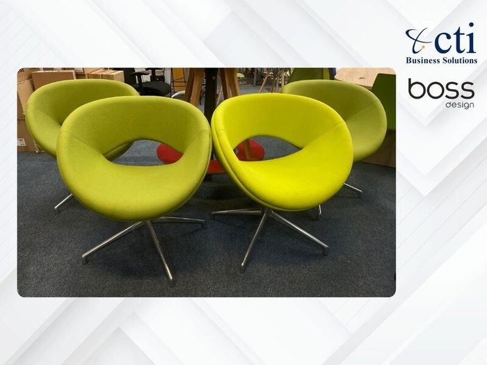 4 x "Boss Design" Reception Tub Chairs - Grade A
