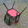 Vintage 70's Vinyl Covered TV Chairs Image 4
