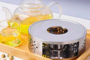 Silver Tea &amp; Coffee Pot Warmer - great gift set + great for aromatherapy too