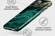 Burga Snap Emerald Pool - Elegant iPhone 12 Pro Max Case