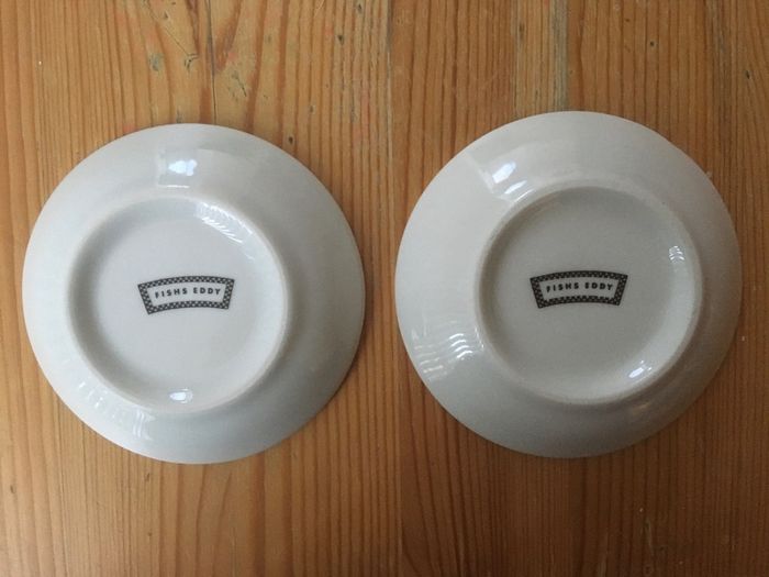 Fishs Eddy 212 Skyline Plates Small