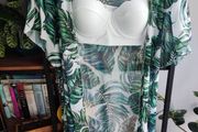 Bikini top + beach cover up