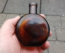 Vintage Tullamore whiskey bottle