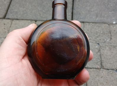Vintage Tullamore whiskey bottle