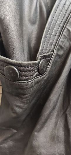 Authentic Vintage Sardar Soft Leather Jacket Rare Embossed Detail  Size 16 (Fits M-L Oversized)