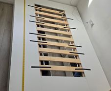 Ikea nordli double bed frame with 6 drawers
