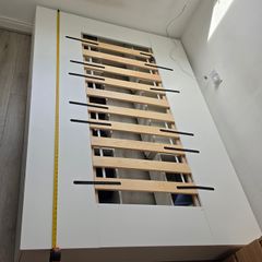 Ikea nordli double bed frame with 6 drawers