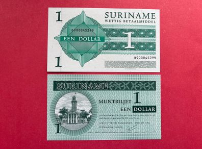 Suriname. 1 Dollar  2004  Pick 155   ( Uncirculated )