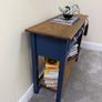 Solid Wood Console Table with 2 Drawers and Shelf/ Hallway table Image 3