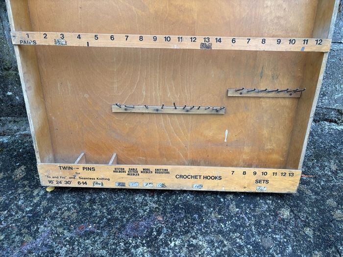 Vintage Shop display hardware store habberdashery store point of display.