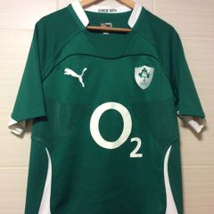 Ireland Rugby Jersey. Season 2009-2011. Official Puma IRFU Home Jersey. Authentic Original From 2009. Not A Modern Day Remake.
