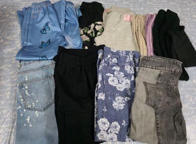 Bundle of girls Jeans,leggings and trousers