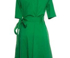 Cos green cotton dress