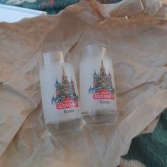 Title: Vintage Yuri Dolgoruki Russian Vodka Shot Glasses (Pair) - Collection or Post