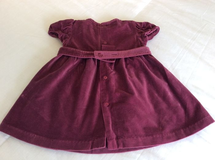 Beautiful designer baby girls dress by Mayoral  6 9 12 months burgundy wine like new