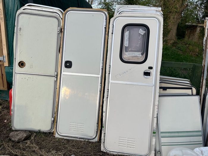 Caravan parts, windows and panels