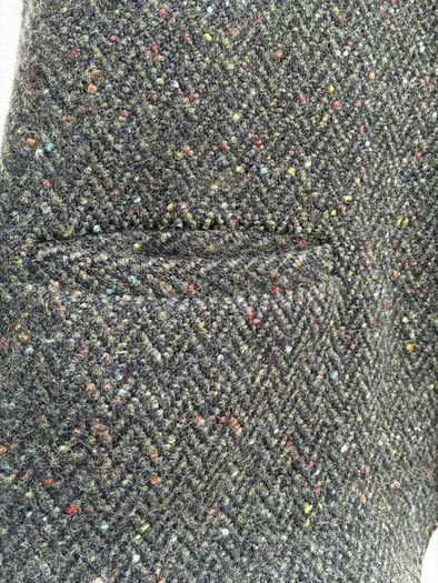 Eddie Doherty hand woven tweed vest