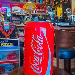 Vintage Retro coca cola can mini fridge