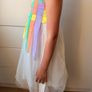 Carnival Kids Pastel Rainbow Dress | Girls Party Birthday Dress Image 3