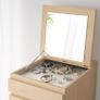 IKEA MALM 6 Drawer Chest with Mirror,Almost New Image 8
