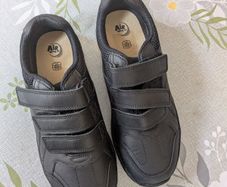 Clarks Boy Black Leather School Shoes