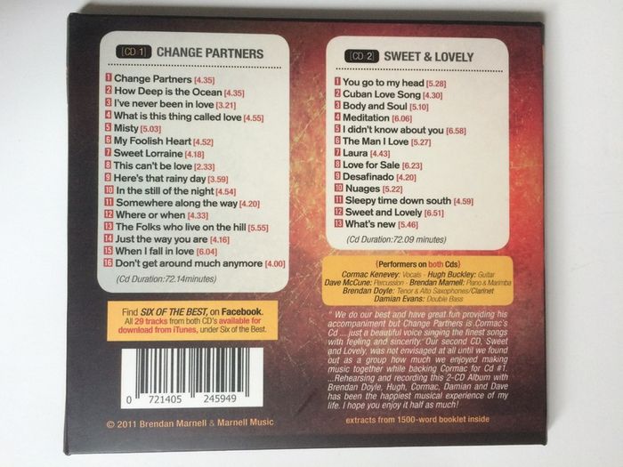 Six Of The Best [2011] Six Of The Best (2CD Digipack Album)