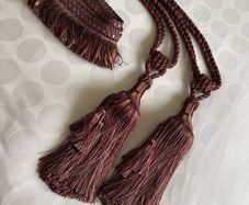 Tie-Backs - (Pair) with 1.7M matching fringe trim